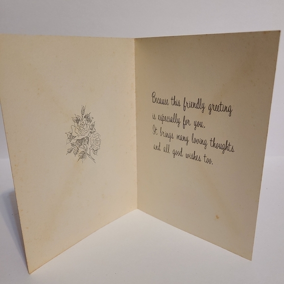 Vintage Floral 'n' Lace | Red Rose Special Occasions Card - Picture 5 of 6